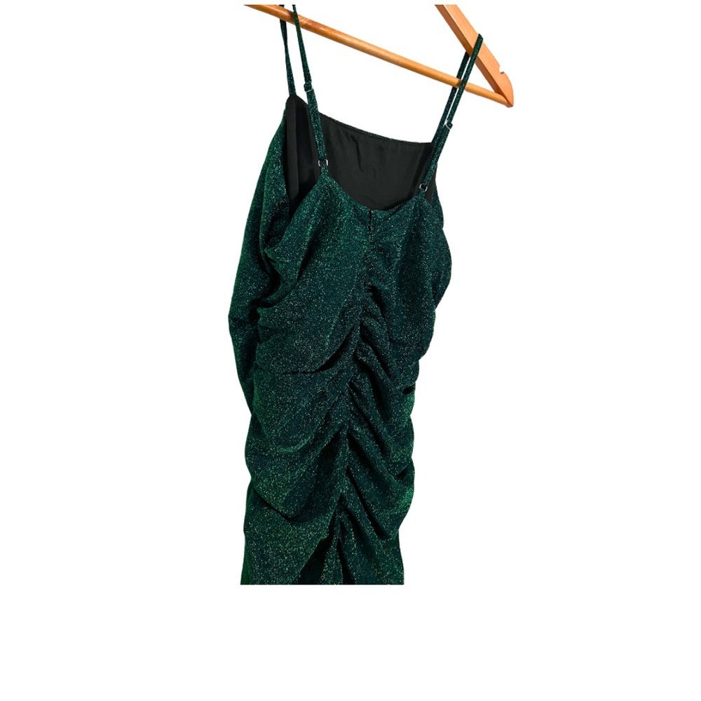 Glitter Party Green Dress - Picture 3 of 6